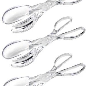 61zeIQbrlL._AC_SL1403_-300x300-1.jpeg Chef Craft Premium Clear Salad Tongs Heavy Duty Design, 11.25-Inches Long (3-Pack)