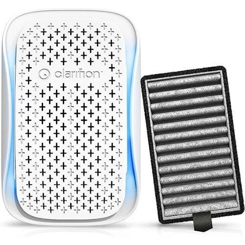 DSTx Portable Air Purifier – Plug In Air Ionizer HEPA Filter, Mini Personal Air Purifiers